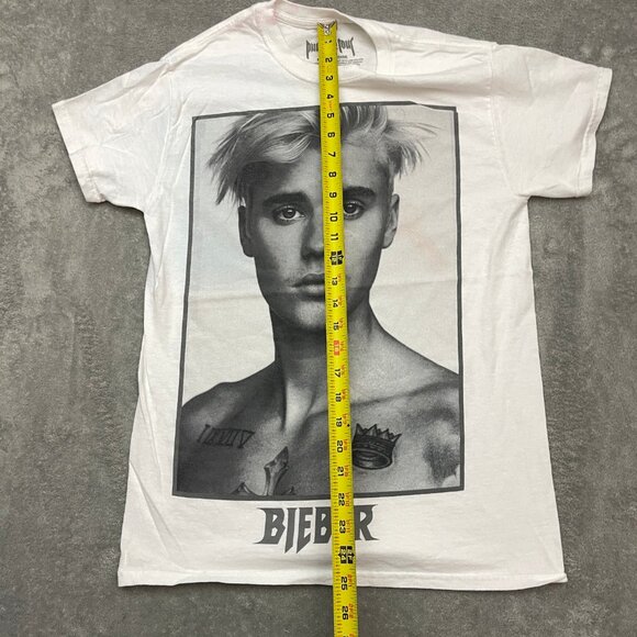 Justin Beiber Sorry T-Shirt Mens Small White Purpose Tour Tee Short Sleeve - Picture 3 of 6